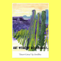 Poster: "Desert Cactus" by Geraldine posters