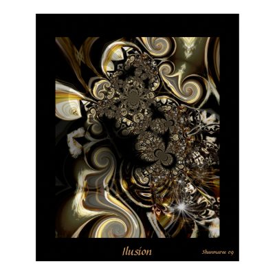 Poster Digital Abstract Art Ilusion by shanmaree