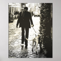 Poster - Dog Walking in Trastevere