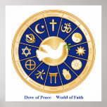 Poster, Dove of Peace, World of Faith