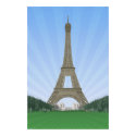 Poster: Eiffel Tower Paris: Vector Drawing posters