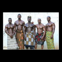 Poster, En Afrique, Five Warriors posters