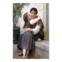 Poster Famous Artists A Little Coaxing (1890) posters