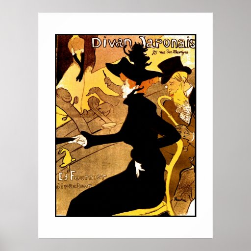 Poster Famous Artists Henri de Toulouse Lautrec | Zazzle
