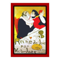 Poster Famous Artists Lautrec reine de joie 1892 posters by Zazzle_Vintage Poster Famous Artists Lautrec reine de joie 1892 posters