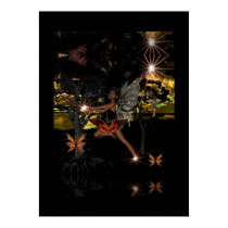 Poster Fantasy Art Night Light Fairies posters