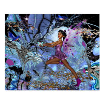 Poster Fantasy Art Purple Fairy posters by Darling_Gifts Poster Fantasy Art Purple Fairy posters