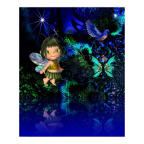 Poster Fantasy Art Star Angel Girl Children posters by Darling_Gifts Poster Fantasy Art Star Angel Girl Children posters