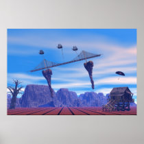 Poster Fantasy World Ships Bridge posters