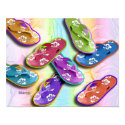 Poster - Fine Art Flip Flops Pop Art print