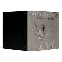 Poster for the 'Saison Russe' Binders