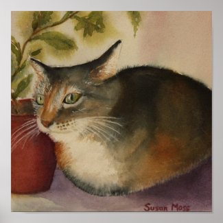 POSTER - French Cat print