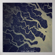 Poster / Ganges River Delta / India
