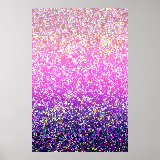 Poster Glitter Graphic Background Zazzle