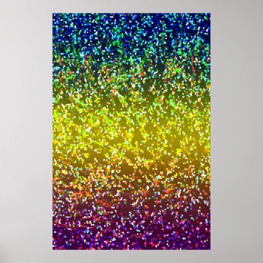 Poster Glitter Graphic Background Zazzle