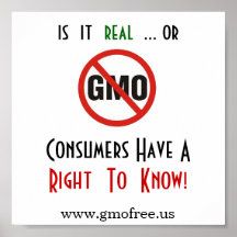 Poster - GMO, Right to Know