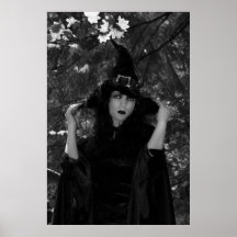 Poster gótico de la bruja