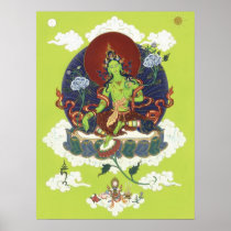 POSTER Green Tara - starting from $14.25