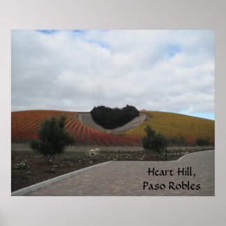 Poster: Heart Hill, Paso Robles, in Autumn