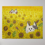 Poster "Hide & Seek" by Paws Here and Shop