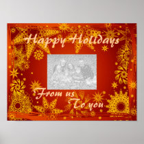 Poster- Holidays Photo Greetings posters