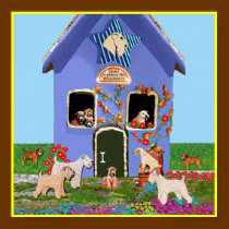 Poster: Home Is Where the Wheaten Is posters by wheatenterrier Poster: Home Is Where the Wheaten Is posters