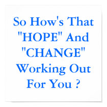 poster  "HOPE" And "CHANGE" posters