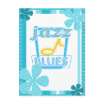 Poster-Jazz Blues Music- postcards by forbes1954 Poster-Jazz Blues Music- postcards
