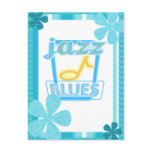 Poster-Jazz Blues Music- Post Cards