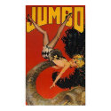 POSTER JUMBO THE GIANT ELEPHANT & LADY! posters