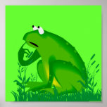Poster-Just for Kids-Forgetful Frog