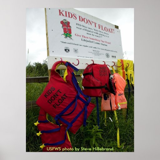 Poster / Kids Don't Float Zazzle
