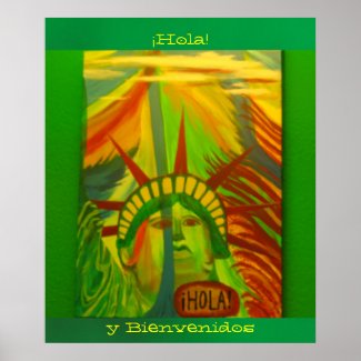 Póster - La Estatua de la Libertad - ¡Hola! Print