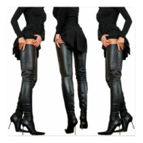 Poster Leather Thigh High Boot Models - Binder posters by uniqueandkinky Poster Leather Thigh High Boot Models - Binder posters