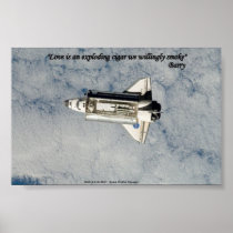 Poster, "Love is an exploding cigar we...smoke"