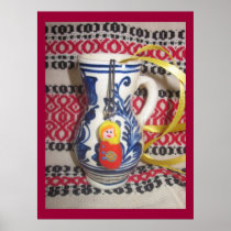 poster matryoshka russia eastern europe
