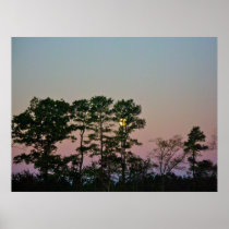 Poster Moon Setting @ Dawn - Virginia