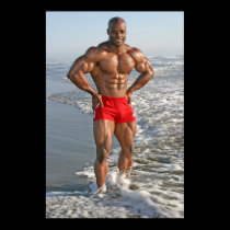 Poster, Morris Mendez at Water's Edge # 1 posters by Muscleshots Poster, Morris Mendez at Water's Edge # 1 posters