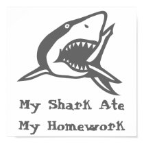 Poster My Shark Ate My Homework posters by thabtogreenliving Poster My Shark Ate My Homework posters