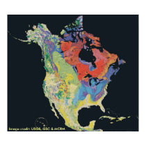 Poster / North American Continent posters by moxieann Poster / North American Continent posters