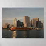 POSTER NYC~ In Memoriam ~ Twin Towers &amp; SIFerry