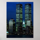 POSTER NYC~ World Trade Center ~ Twin Towers