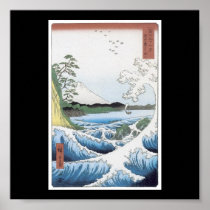 Poster of Japanese painting c. 1858