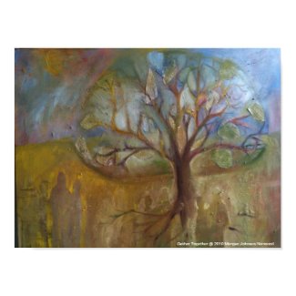 Poster of mixed media painting, Gather Together