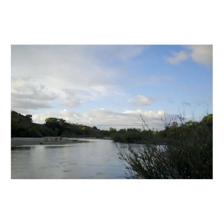 Poster of Salinas River in Paso Robles print