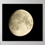 Poster of the moon over Irish skies
