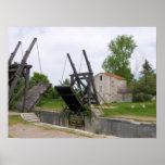 POSTER -  Old Drawbridge Arles France