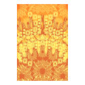 Poster: Orange Gradient Fractal: Psychedelic Art posters
