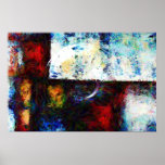 Poster original abstracto moderno de la impresión 