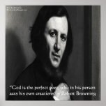 Poster perfecto de la cita del poeta de dios de Ro